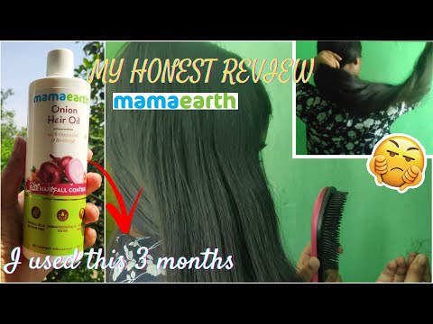 MAMAEARTH Onion Hair Oil Review | I Used This For 3 Months | Onion Oil for Hair fall Control