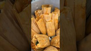 Red Pork filling for tamales!🫔 #shorts