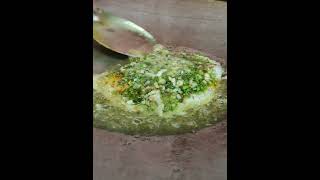 How to make half fry egg with garlic || half fry recipe | egg recipe #shorts #streetfood #eggrecipe