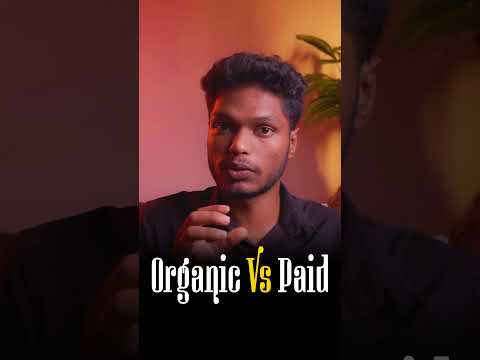 Which is Good? Organic OR Paid #digitalmarketing2025 #seotutorial