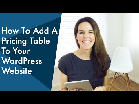 How To Add A Stylish Pricing Table To Your WordPress Website | YouTube Q&A