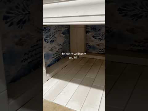 DIY 🤍🐶💤 #dog #sleep #diy #project #dogs #doglover #painting #wallpaper #tile #lovesong #lovestory