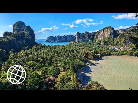 Railay Beach, Thailand  [Amazing Places 4K]