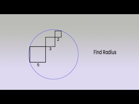 How to find the radius of circle? | a nice geometry problem.