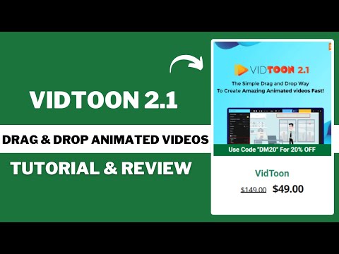 VidToon 2.1 Tutorial & Review 2024 | Best Appsumo Lifetime Deal | Saas LTD Hunter🔥