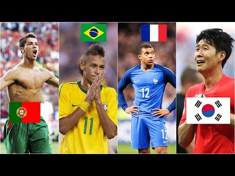 Famous Football Players First Goals for National Teams
