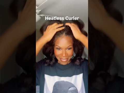 Watch me get beautiful bouncy curls using no heat!