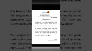 ignou important notice #ignou #trending #shorts