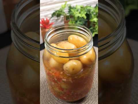 How to make the best pickled potatoes #recipe #potato #pickle pickle