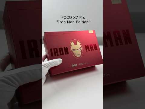 POCO X7 Pro Iron Man Phone Unboxing