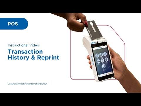 How to Reprint a Transaction Receipt on Network POS"