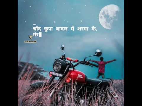 Chand Chupa Badal mai...statusWeather##🥰🥰