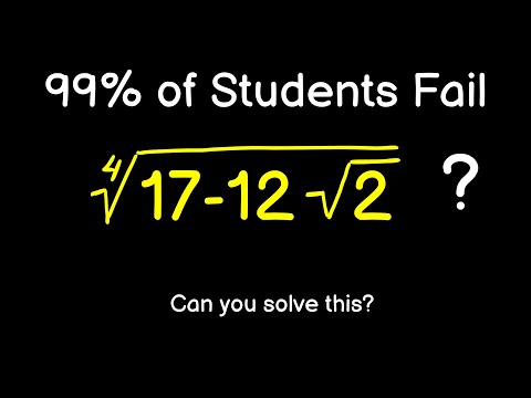 Math Olympiad Problem: Simplify (17 – 12×√2)^(1/4) | Brain Buster Maths 
