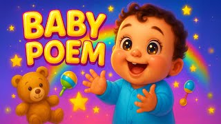 Ten Little Fingers & Toes | Baby Poem for Kids | Sweet Nursery Rhyme