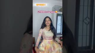 💄GRWM for Friend Sangeet🥳 | Friend kalyanam😍 | #minivlog #ytshorts #grwm #missmiracle