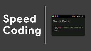 SpeedCoding - CodeCard // HTML, CSS, JS