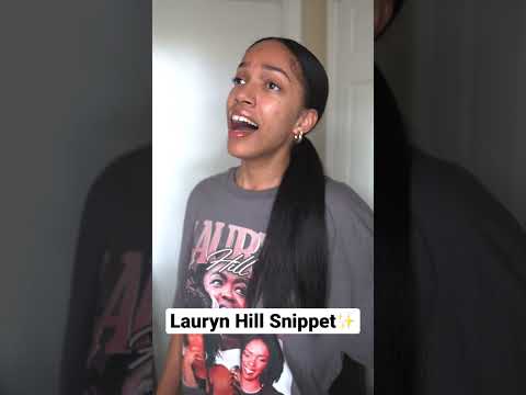 His Eye is on the Sparrow-Lauryn Hill (snippet) #shorts