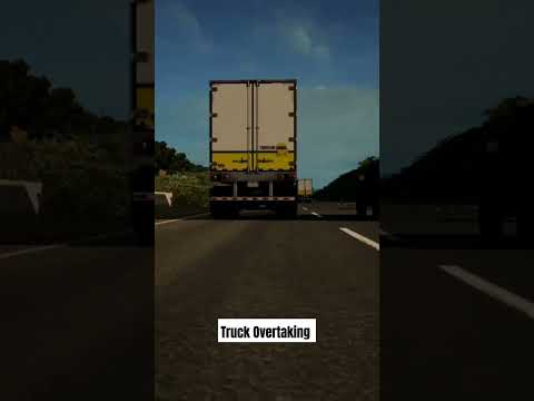 Impossible Truck Overtake #shorts #gaming #ats #overtake #viral