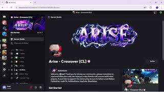 How to Join Arise Crossover Discord Server (FULL GUIDE)