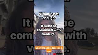 Vision is not enough! #introvertsuccess #howtostartabusiness #midlifevibes
