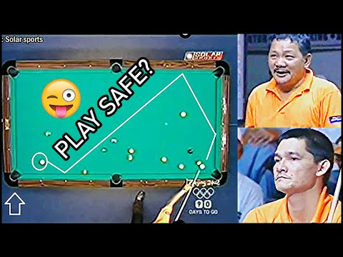 I'TS NEVER SAFE TO PLAY SAFE AGAINST EFREN