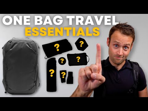 Don’t Forget These 24 One Bag Travel Essentials in 2024 (Packing Tips)