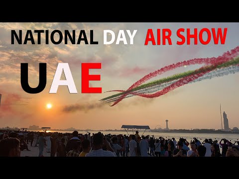 UAE NATIONAL DAY AIR SHOW | corniche Abu Dhabi |UAE National day celebrations