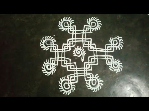 tulsi puja rangoli chauk