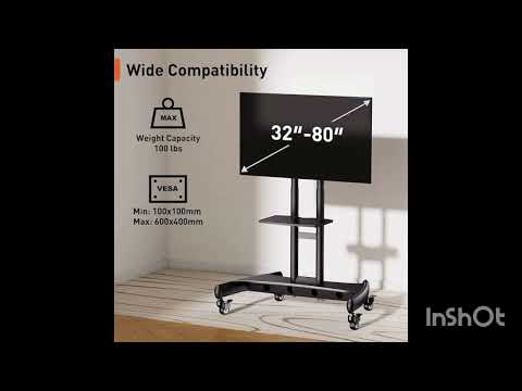 TV free-standing trolley. Metal heavy duty by Precision Metal Works Mumbai