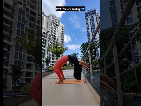 Backbend for Beginners I Easy workout  #ytshorts #yoga #backbend #sky #bangalore #gym #fatloss