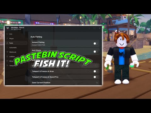 *PASTEBIN* [🍀UPD] Fish It! 🐟 script 2025 - INSTANT CATCH | TELEPORT | ESP AND MOREE!!