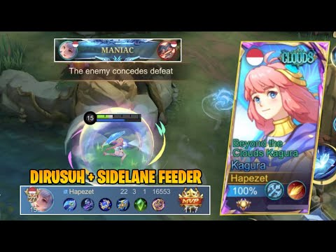 Kagura Hard Game! Carry the Team Until Enemy Surrenders | Mobile Legends