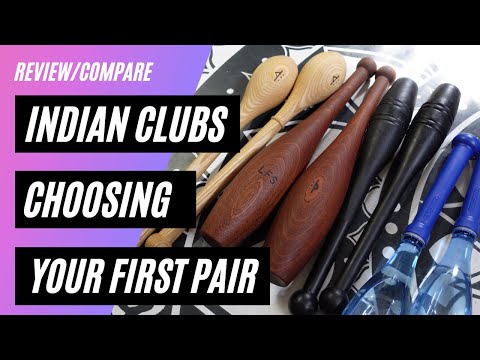Indian Clubs for beginners Review: Choosing your first clubs, body mind fit teardrops, pahlavandles