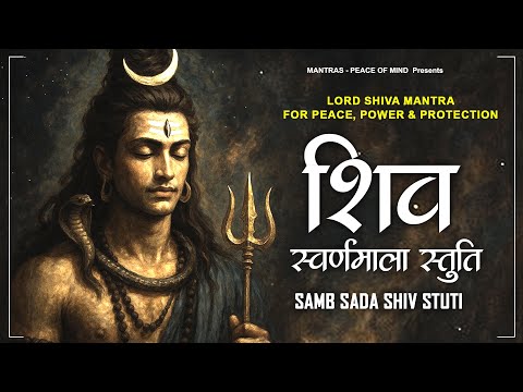 this Lord Shiva Mantra for Peace,Power & Protection: Shiv Swarnamala Stuti |Shiva Stuti साम्ब सदाशिव