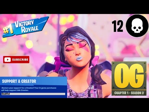 Fortnite OG | High Kill Win Gameplay | Controller Player | Creator Code: Cloakified (1080p Open)