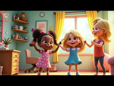 Brush, Braid, Bow 🎀 A Fun & Catchy Hair Song for Girls | Kids Music & Learning #kidslearning #kids