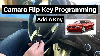 How To Program A Chevy Camaro Flip Key Remote Fob 2010 - 2016 DIY Chevrolet Add Flip-Key Tutorial