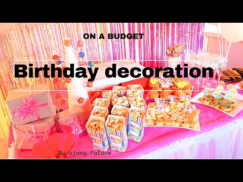 Party on a Dime: Decorating with Me for a Budget Birthday party.