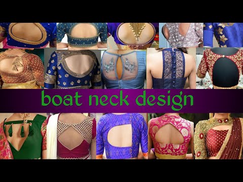 🫰100+ Boat Neck Front And Back Side Designs|| New Boat Neck Designs