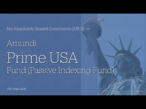 Amundi Prime USA Fund - My Absolutely Biased Comments (ABCs)
