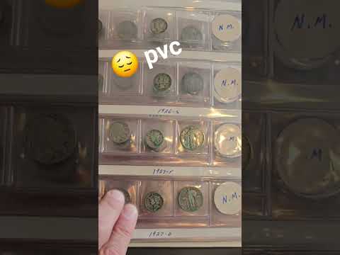 #pvc damages #coins #coincollecting #coinshop #silver