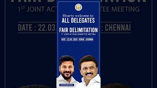 Hearty welcome to ALL DELEGATES FAIR DELIMITATION 1ST JOINT ACTION COMMITTEE MEETING