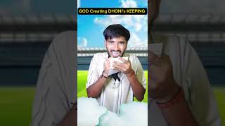 GOD Creating MS DHONI's KEEPING💀 #msdhoni #msdhonistatus #cricket #cricketshorts #viratkohli #msd