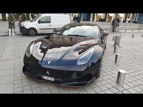 Carspotting in Paris DECEMBER 2024 - Ferrari F12tdf, Lamborghini Revuelto, McLaren Artura, S65 AMG