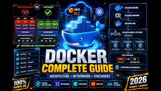Docker Complete Tutorial for Beginners | Docker Architecture, Networking & Containers | AWS DevOps