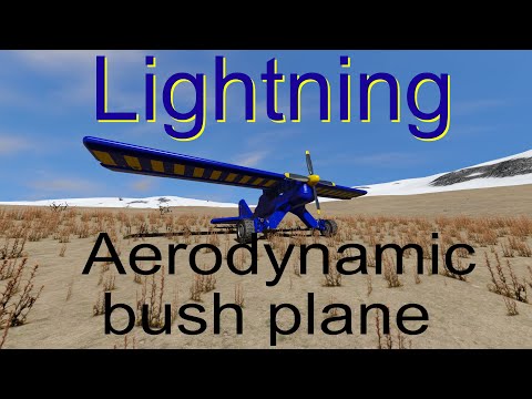 Space Engineers Builds || Lightning Aerodynamic Bush Plane