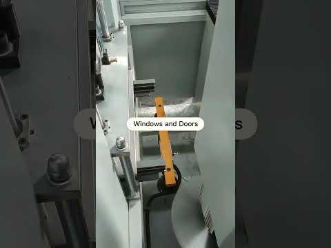 CNC end face milling machine for windows and doors #machine  #cncmill #factory #windows #aluminum