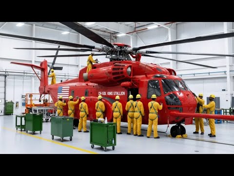 Inside the CH-53K Factory: Building the World’s Most Powerful Helicopter (Full Process)