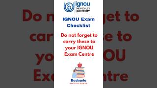 Ignou Exam Checklist #Do not forget to carry these documents #ignoutee #ign