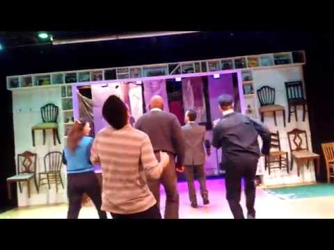 bobrauschenbergamerica - Line dance scene rehearsal